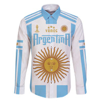 Vamos Argentina Champions Football Custom Family Matching Off Shoulder Maxi Dress and Hawaiian Shirt White and Sky Blue LT9 - Wonder Print Shop