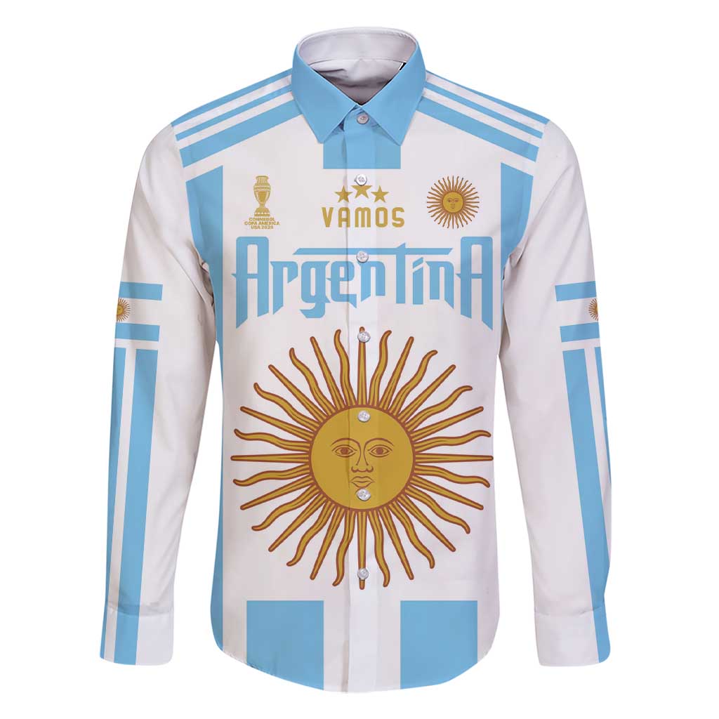 Vamos Argentina Champions Football Custom Family Matching Short Sleeve Bodycon Dress and Hawaiian Shirt White and Sky Blue - Wonder Print Shop