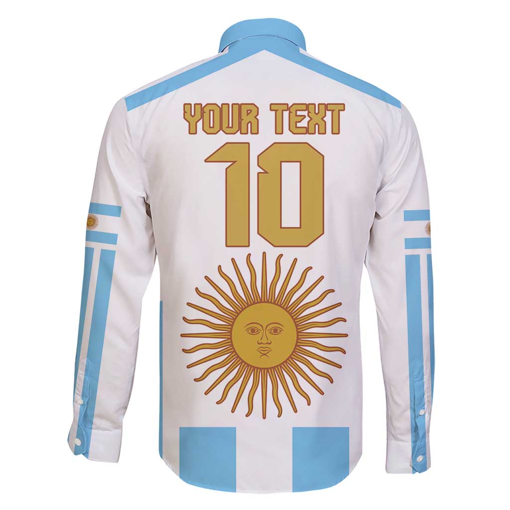 Vamos Argentina Champions Football Custom Family Matching Short Sleeve Bodycon Dress and Hawaiian Shirt White and Sky Blue - Wonder Print Shop