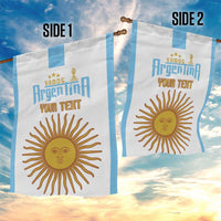 Vamos Argentina Champions Football Custom Garden Flag White and Sky Blue - Wonder Print Shop