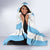 Vamos Argentina Champions Football Custom Hooded Blanket White and Sky Blue