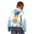 Vamos Argentina Champions Football Custom Kid Hoodie White and Sky Blue - Wonder Print Shop