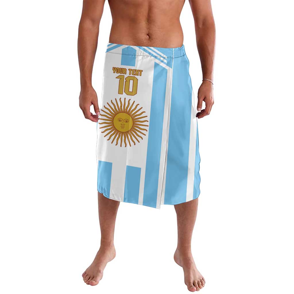 Vamos Argentina Champions Football Custom Lavalava White and Sky Blue - Wonder Print Shop