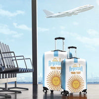 Vamos Argentina Champions Football Custom Luggage Cover White and Sky Blue - Wonder Print Shop