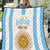 Vamos Argentina Champions Football Custom Quilt White and Sky Blue - Wonder Print Shop
