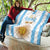 Vamos Argentina Champions Football Custom Quilt White and Sky Blue - Wonder Print Shop