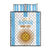 Vamos Argentina Champions Football Custom Quilt Bed Set White and Sky Blue - Wonder Print Shop