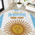 Vamos Argentina Champions Football Custom Round Carpet White and Sky Blue