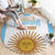 Vamos Argentina Champions Football Custom Round Carpet White and Sky Blue
