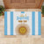 Vamos Argentina Champions Football Custom Rubber Doormat White and Sky Blue - Wonder Print Shop