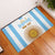 Vamos Argentina Champions Football Custom Rubber Doormat White and Sky Blue - Wonder Print Shop