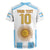 Vamos Argentina Champions Football Custom Rugby Jersey White and Sky Blue - Wonder Print Shop