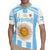 Vamos Argentina Champions Football Custom Rugby Jersey White and Sky Blue - Wonder Print Shop