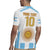 Vamos Argentina Champions Football Custom Rugby Jersey White and Sky Blue - Wonder Print Shop