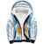 Vamos Argentina Champions Football Custom Sherpa Hoodie White and Sky Blue - Wonder Print Shop