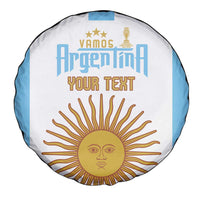 Vamos Argentina Champions Football Custom Spare Tire Cover White and Sky Blue - Wonder Print Shop