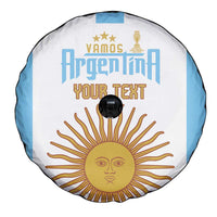 Vamos Argentina Champions Football Custom Spare Tire Cover White and Sky Blue - Wonder Print Shop