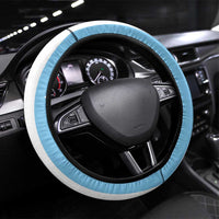 Vamos Argentina Champions Football Steering Wheel Cover White and Sky Blue - Wonder Print Shop