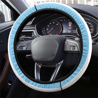 Vamos Argentina Champions Football Steering Wheel Cover White and Sky Blue - Wonder Print Shop