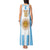 Vamos Argentina Champions Football Custom Tank Maxi Dress White and Sky Blue - Wonder Print Shop