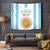 Vamos Argentina Champions Football Custom Tapestry White and Sky Blue - Wonder Print Shop