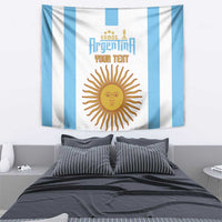 Vamos Argentina Champions Football Custom Tapestry White and Sky Blue - Wonder Print Shop
