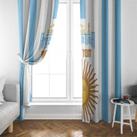 Vamos Argentina Champions Football Custom Window Curtain White and Sky Blue - Wonder Print Shop