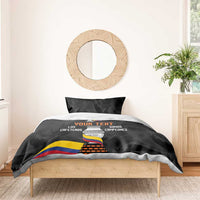 Colombia Champion Football Custom Bedding Set Los Cafeteros Black Style LT9 - Wonder Print Shop