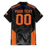 Colombia Champion Football Custom Family Matching Short Sleeve Bodycon Dress and Hawaiian Shirt Los Cafeteros Black Style - Wonder Print Shop