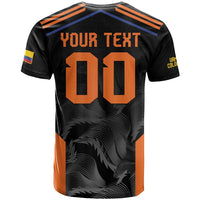 Colombia Champion Football Custom T Shirt Los Cafeteros Black Style - Wonder Print Shop