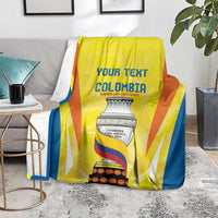 Colombia Champion Football Custom Blanket Los Cafeteros Somos Campeones