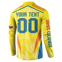 Colombia Champion Football Custom Button Sweatshirt Los Cafeteros Somos Campeones LT9 - Wonder Print Shop