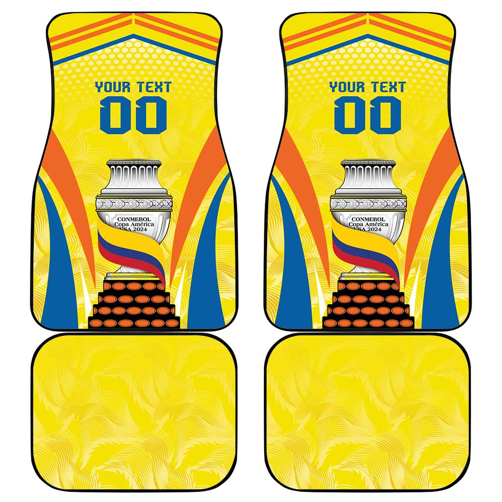 Colombia Champion Football Custom Car Mats Los Cafeteros Somos Campeones LT9 - Wonder Print Shop