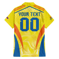 Colombia Champion Football Custom Family Matching Long Sleeve Bodycon Dress and Hawaiian Shirt Los Cafeteros Somos Campeones LT9 - Wonder Print Shop