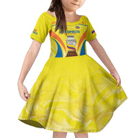 Colombia Champion Football Custom Family Matching Puletasi and Hawaiian Shirt Los Cafeteros Somos Campeones - Wonder Print Shop