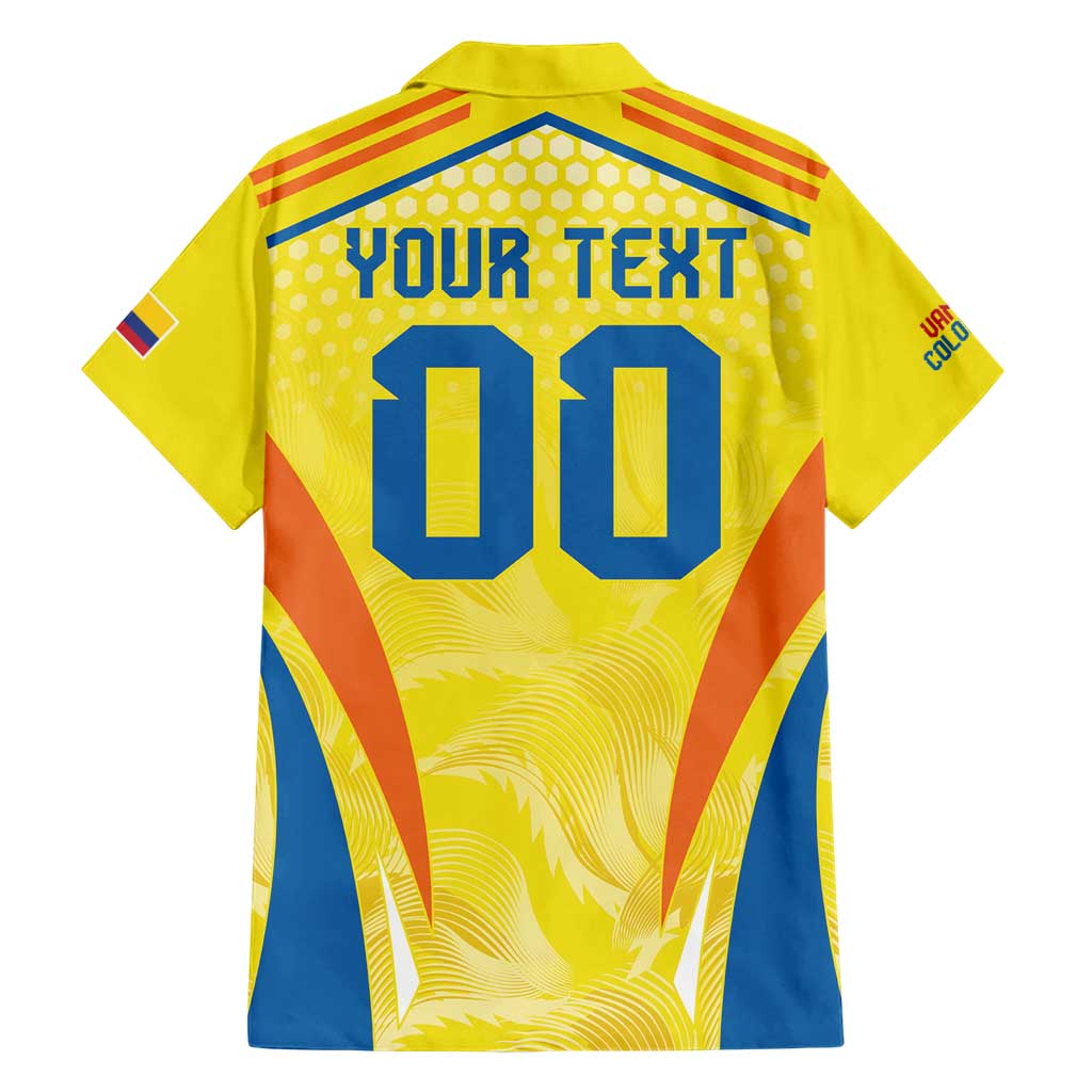 Colombia Champion Football Custom Family Matching Short Sleeve Bodycon Dress and Hawaiian Shirt Los Cafeteros Somos Campeones - Wonder Print Shop