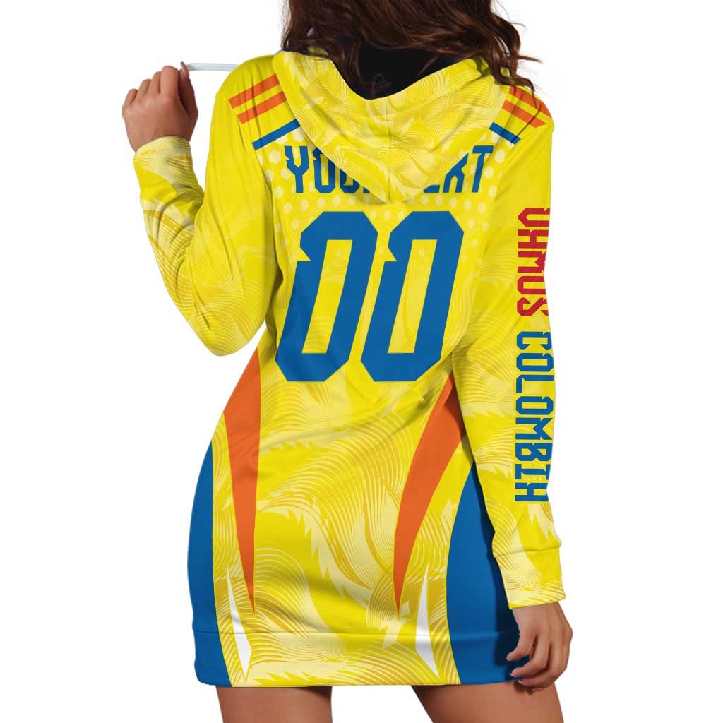 Colombia Champion Football Custom Hoodie Dress Los Cafeteros Somos Campeones - Wonder Print Shop