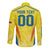 Colombia Champion Football Custom Long Sleeve Button Shirt Los Cafeteros Somos Campeones - Wonder Print Shop