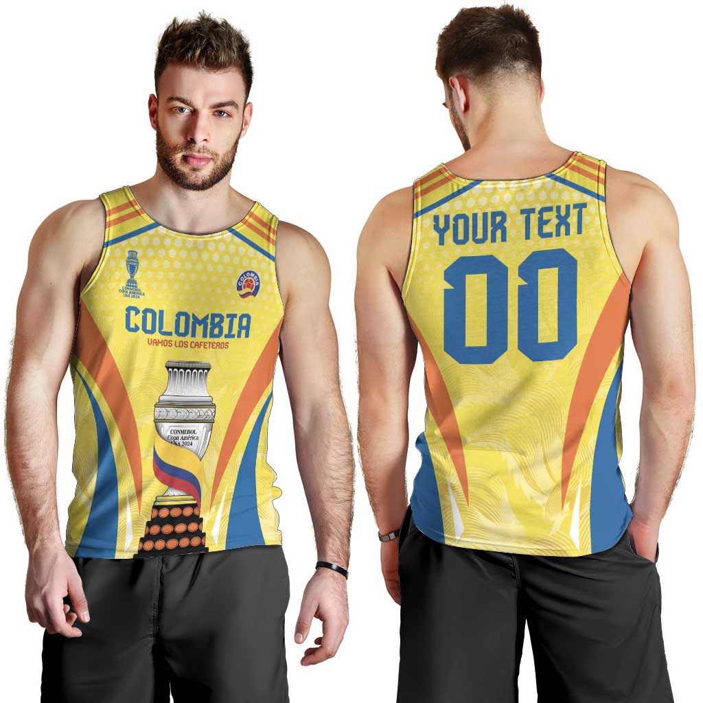 Colombia Champion Football Custom Men Tank Top Los Cafeteros Somos Campeones - Wonder Print Shop