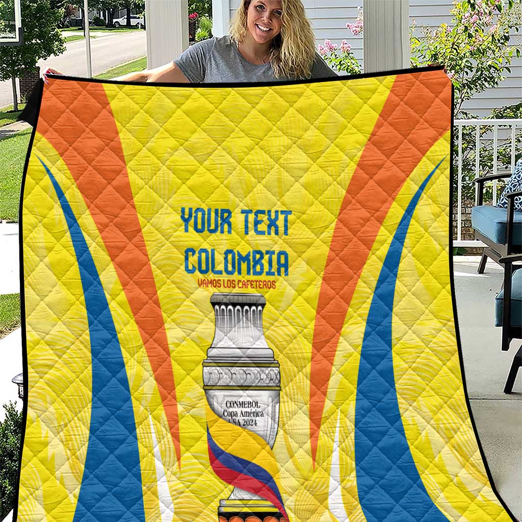 Colombia Champion Football Custom Quilt Los Cafeteros Somos Campeones - Wonder Print Shop