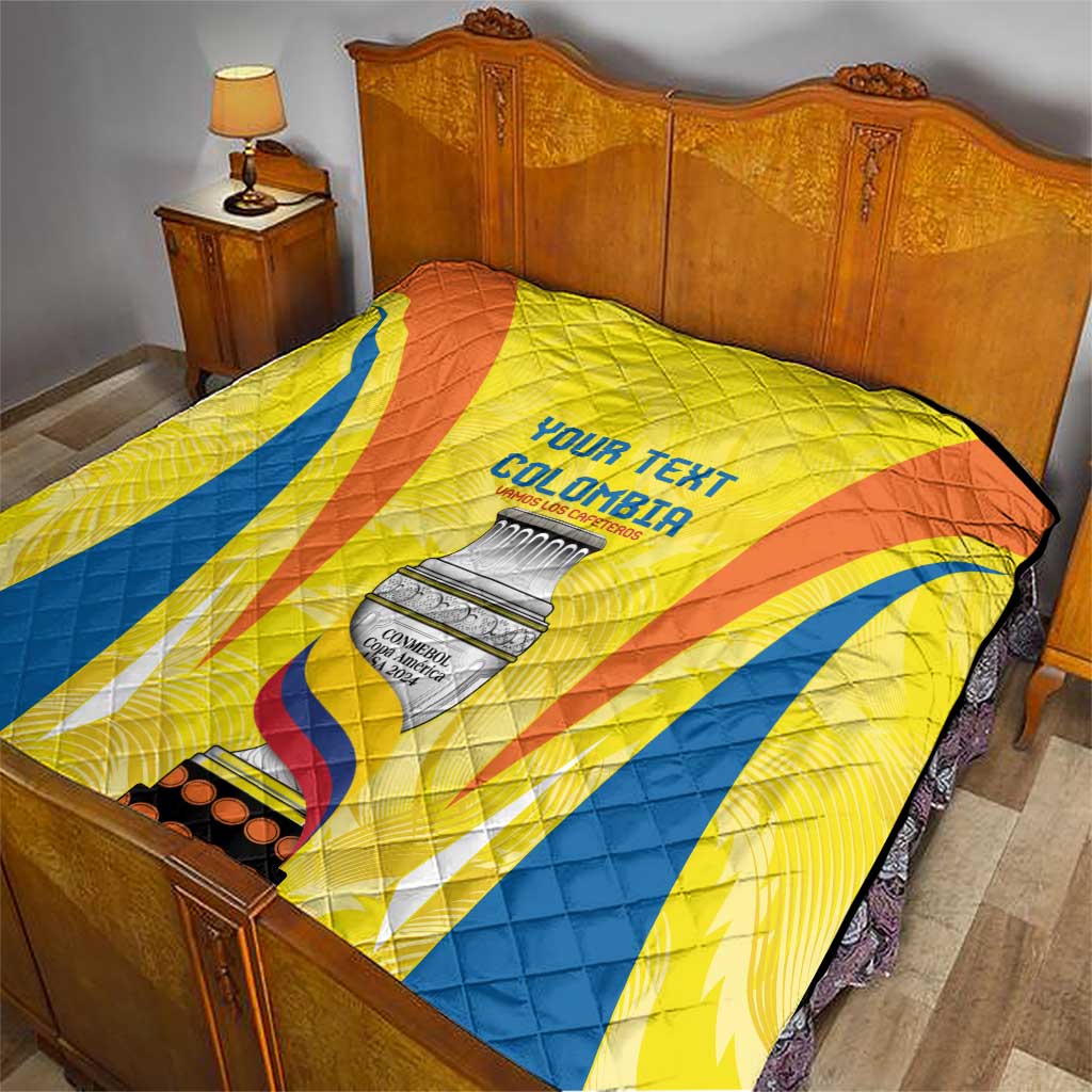 Colombia Champion Football Custom Quilt Los Cafeteros Somos Campeones - Wonder Print Shop