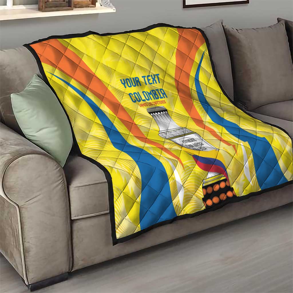 Colombia Champion Football Custom Quilt Los Cafeteros Somos Campeones - Wonder Print Shop