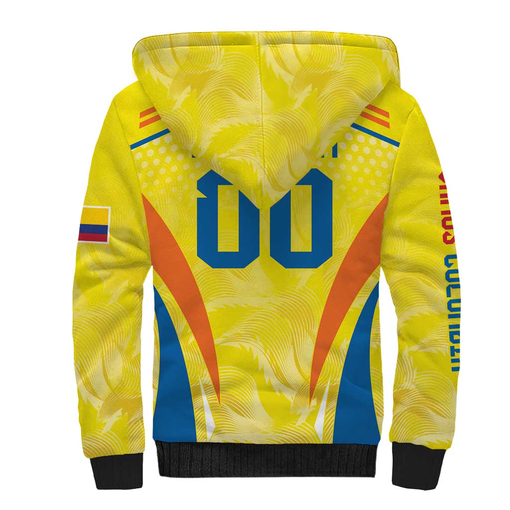 Colombia Champion Football Custom Sherpa Hoodie Los Cafeteros Somos Campeones - Wonder Print Shop