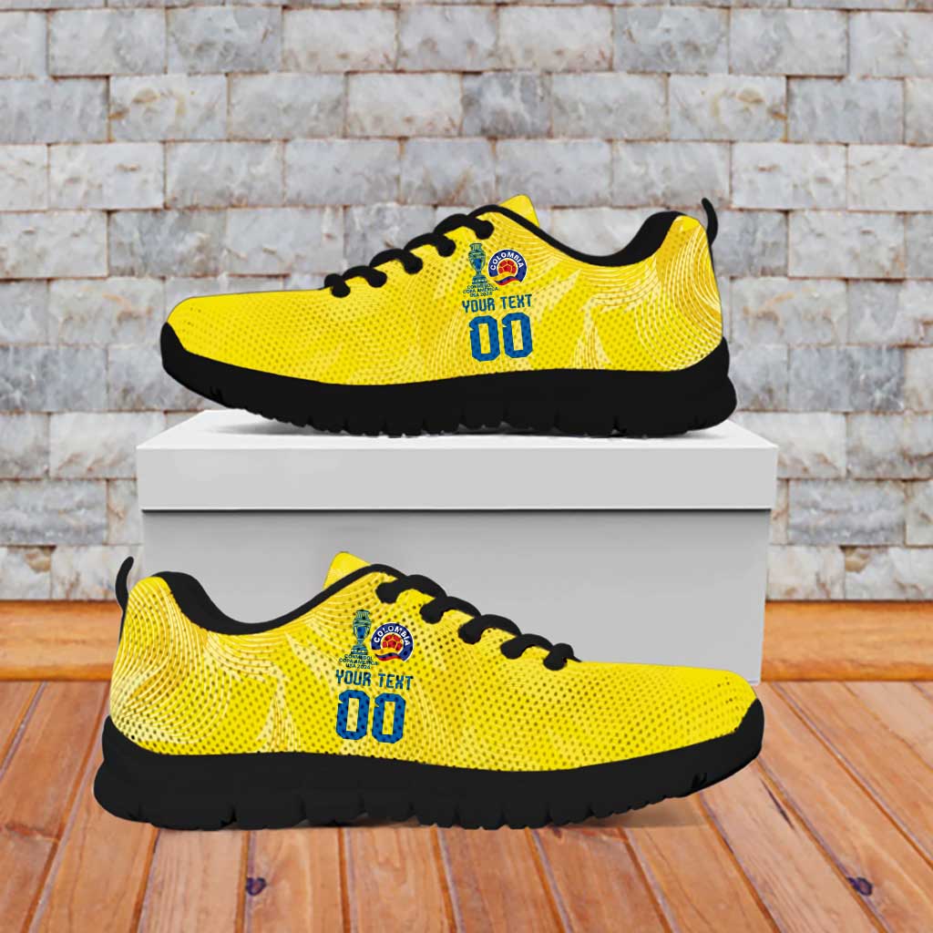 Colombia Champion Football Custom Sneakers Los Cafeteros Somos Campeones - Wonder Print Shop