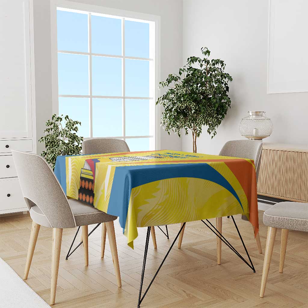 Colombia Champion Football Custom Tablecloth Los Cafeteros Somos Campeones - Wonder Print Shop