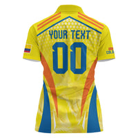 Colombia Champion Football Custom Women Polo Shirt Los Cafeteros Somos Campeones - Wonder Print Shop