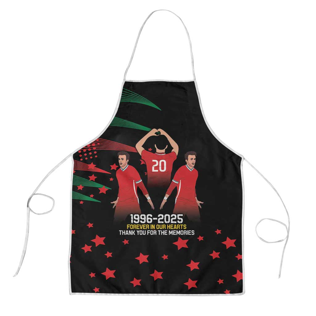 Portuguese Footballer Memorial Apron 1996-2025 Forever In Our Hearts - Wonder Print Shop