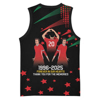 Portuguese Footballer Memorial Basketball Jersey 1996-2025 Forever In Our Hearts - Wonder Print Shop