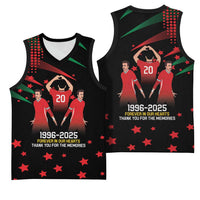 Portuguese Footballer Memorial Basketball Jersey 1996-2025 Forever In Our Hearts - Wonder Print Shop