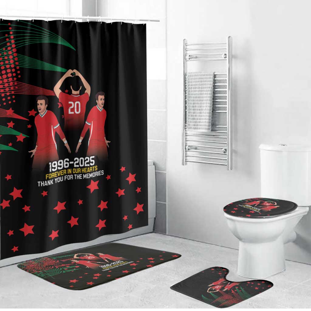 Portuguese Footballer Memorial Bathroom Set 1996-2025 Forever In Our Hearts - Wonder Print Shop